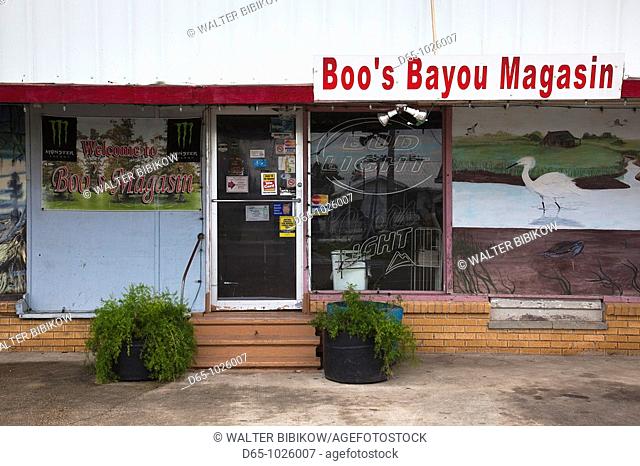 USA, Louisiana, Cajun Country, Chauvin, Boo's Bayou Magazin, bayou store