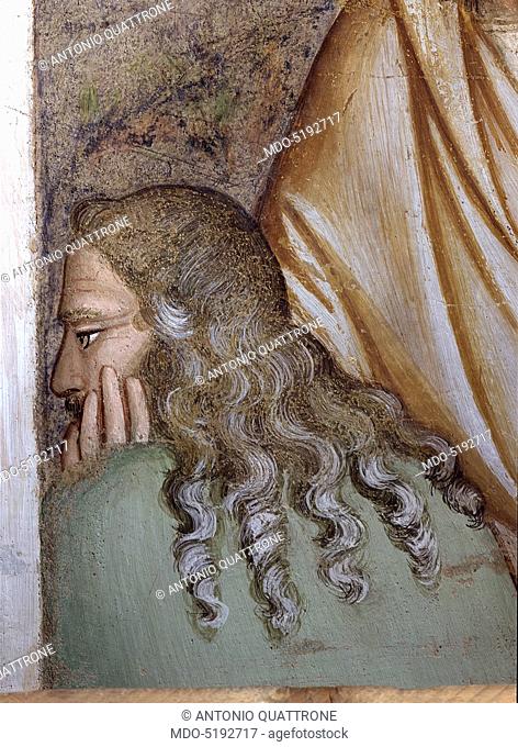 Miracle of the Resurrection of the Bull (Miracolo della risurrezione del toro), by Maso di Banco, 1340, 14th Century, fresco