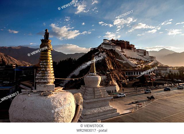 the Potala Palace, Lhasa, Tibet, China
