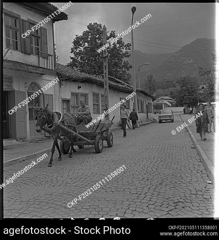 ***JUNE 29, 1972 FILE PHOTO***Ivan Minchov Vazov, Bulgarian poet, novelist and playwright hometown, pictured daily life in Sopot, Bulgaria, July 29, 1972