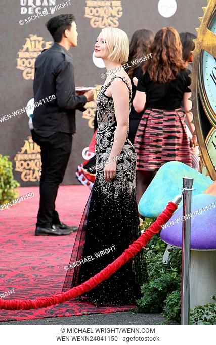 Premiere of Disney's 'Alice Through The Looking Glass' - Arrivals Featuring: Mia Wasikowska Where: Los Angeles, California