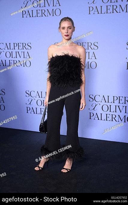 Lulu Figueroa asiste a Olivia Palermo x Scalpers presentación exclusiva en Conde de Bornos Palace el 30 de noviembre de 2023 en Madrid, España