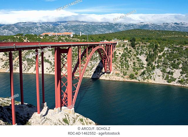 Bridge of Maslenica, Dalmatia, Croatia, Stari Most Maslenica