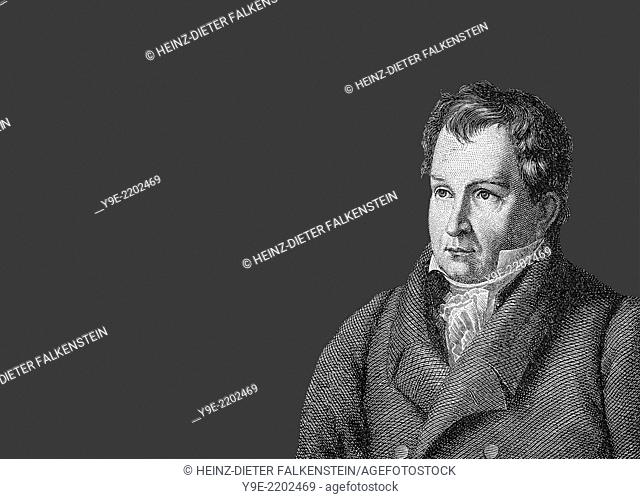 Johann Ludwig Tieck, 1773 - 1853, a German poet, writer, editor and translator of the Romantic era