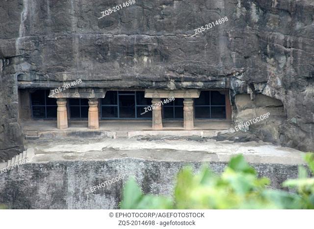 Cave No. 7 : FaÃ§ade, Ajanta, Maharashtra