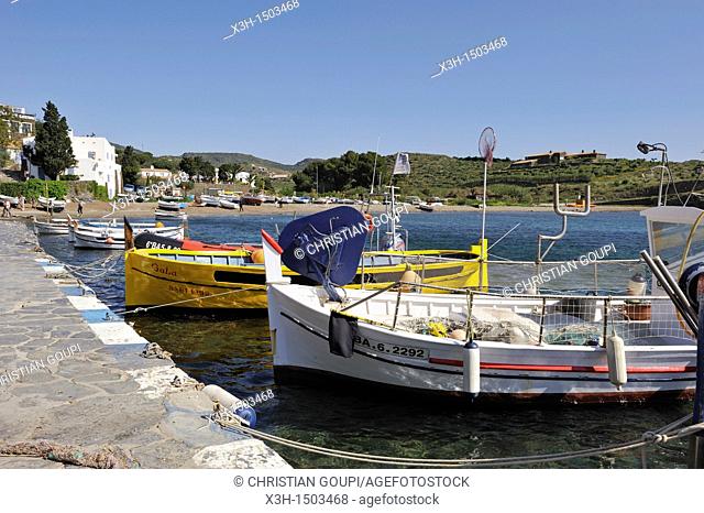 harbour of Portlligat, Cap Creus Costa Brava, Catalonia, Spain, Europe