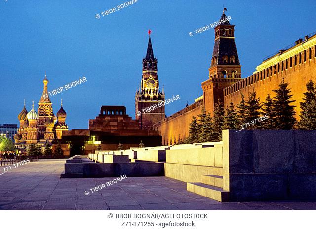 St. Basil's, Kremlin. Red Square. Moscow. Russia