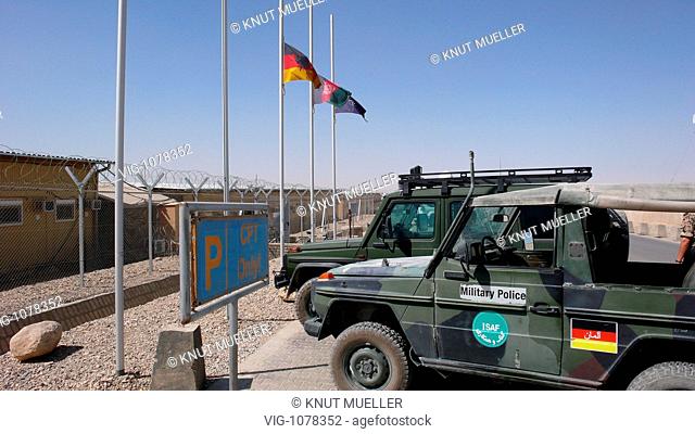 AFGHANISTAN, MAZAR I SHARIF, 22.09.2008, Camp Marmal, headquarters of the German Federal Armed Forces Bundeswehr in north Afghanistan and headquarters of the...