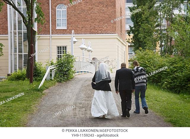 Wedding couple, Oulu, Finland