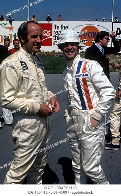 Denny Hulme and Peter Gethin, Questor GP, Ontario, 28th March 1971
