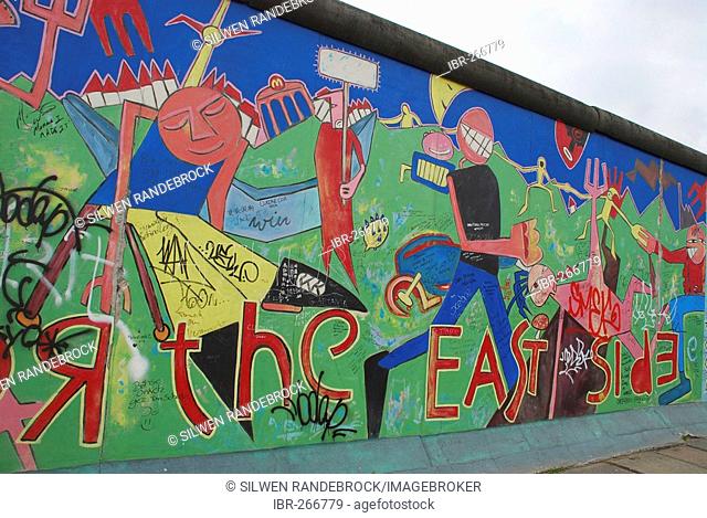 East Side Gallery - Berlin wall Friedrichshain Berlin Germany