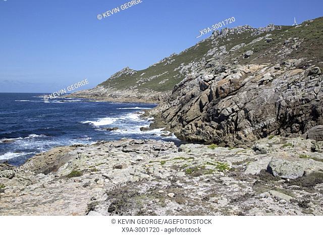Coastline at Point, Come; Fisterra; Costa de la Muerte; Galicia; Spain