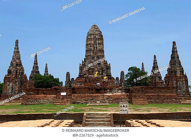 Wat Chaiwatthanaram, Ayutthaya, Thailand, Asia