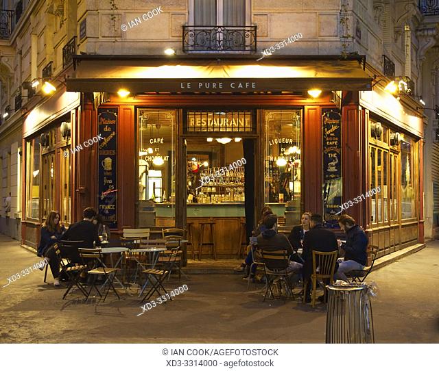 Le Pure Cafe, Rue Jean-Mace, Paris, France