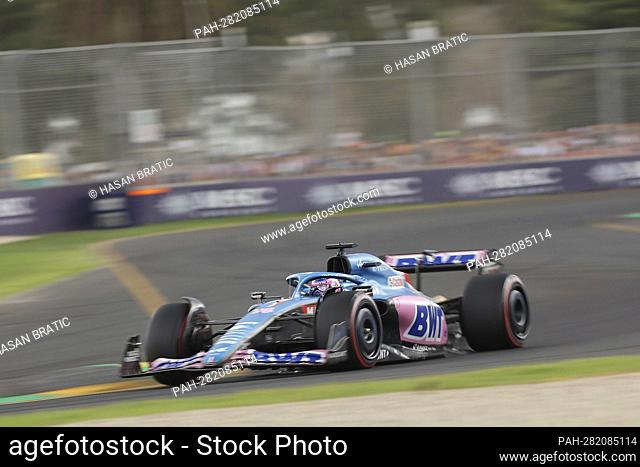 April 9th, 2022, Albert Park, Melbourne, FORMULA 1 ROLEX AUSTRALIAN GRAND PRIX 2022 , in the picture Fernando Alonso (ESP), Alpine F1 Team