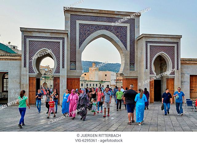 MOROCCO, FEZ, 22.05.2016, city gate Bab Rcif, Fez, Morocco, Africa - Fez, , Morocco, 22/05/2016