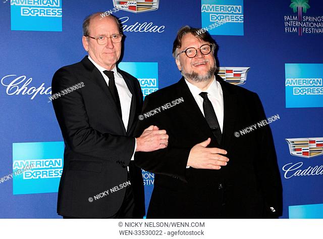 2018 Palm Springs International Film Festival Gala at the Palm Springs Convention Center Featuring: Richard Jenkins, Guillermo del Toro Where: Palm Springs