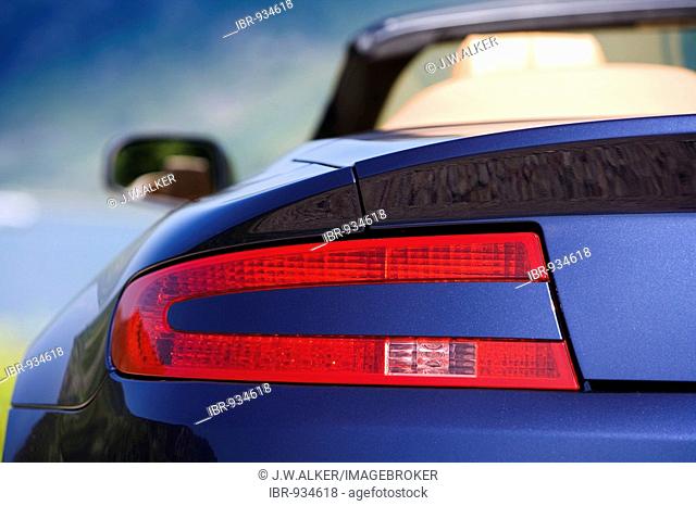Aston Martin V8 Vantage sports car, detail