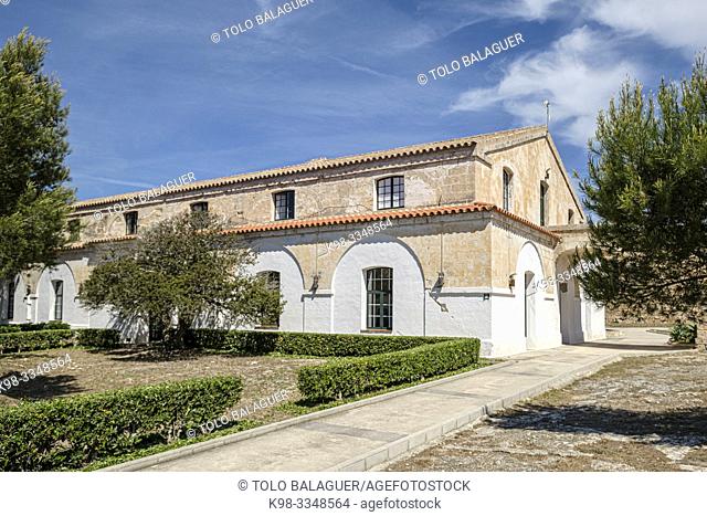 casa de oreo, Lazareto de Mahón, Península de San Felipet, puerto de Mahón, Menorca, balearic islands, Spain