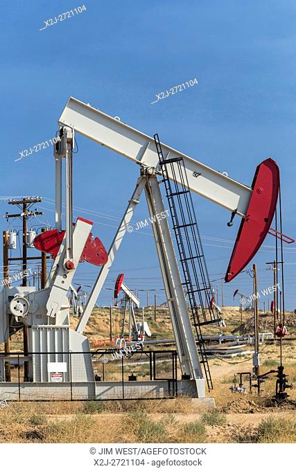 Bakersfield, California - Oil wells in the huge Kern River Oil Field