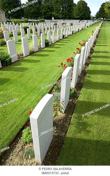 British Cemetery in Bayeux, Normandy, France