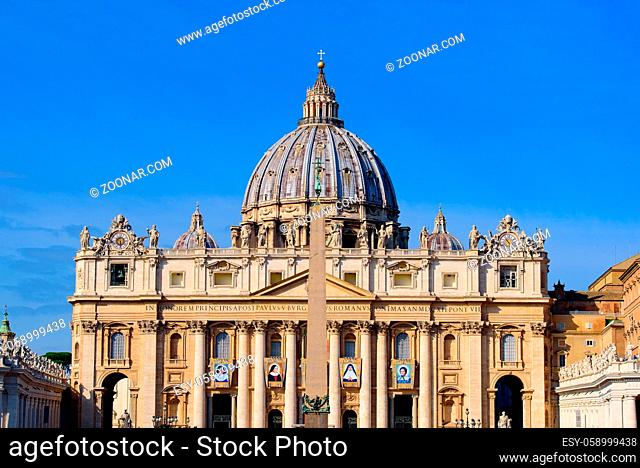 St. Peter's Basilica in Vatican City, the largest church in the world