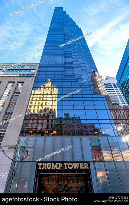 USA: Trump Tower, in Midtown Manhattan, serves as the headquarters for the Trump Organization..Photo from 07. December 2019. | usage worldwide