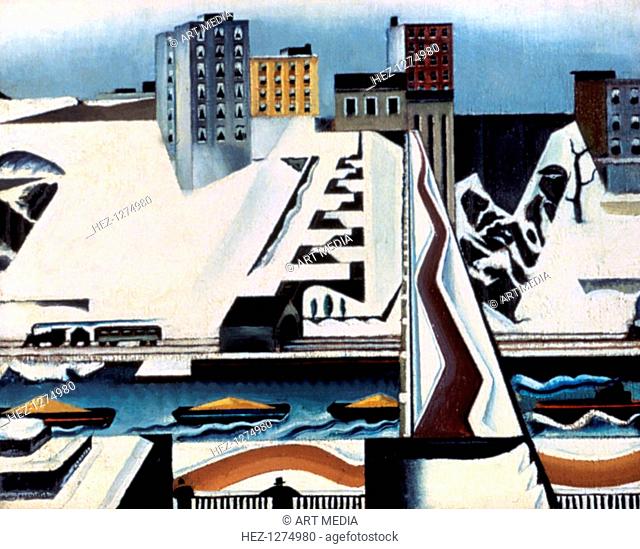 'Harlem Rivers', 1928. Museum of Modern Art, New York, USA. ARTIST'S COPYRIGHT MUST ALSO BE CLEARED