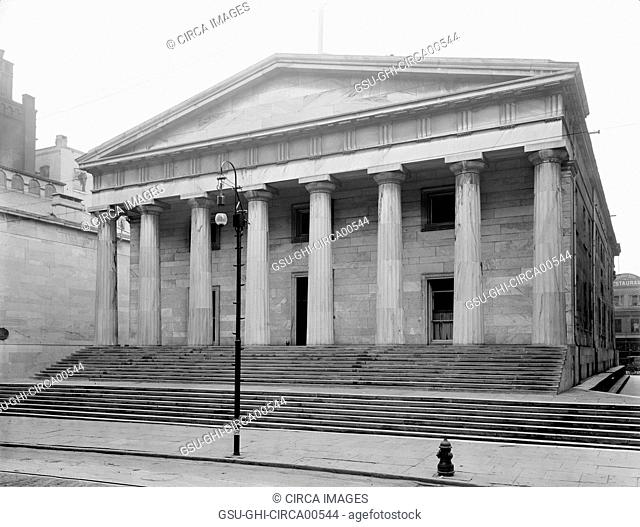 Second Bank of the United States, Philadelphia, Pennsylvania, USA, circa 1905