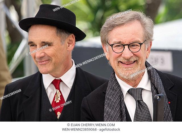 69th Cannes Film Festival - 'The BFG' (Le Bon Gros Geant - Le BGG) - Photocall Featuring: Mark Rylance, Steven Spielberg Where: Cannes