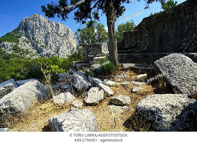 Termessos. The unexcavated Pisidian city. Ancient Greece. Asia Minor. Turkey