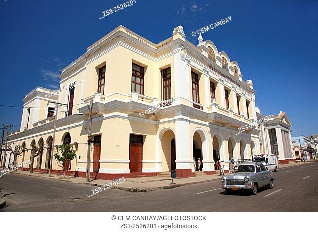 Tomas Terry Theatre at Jóse Martí Park, Plaza De Armas, Cienfuegos, Cuba, West Indies, Central America