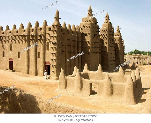 Great Mosque. Djenné. Mopti region. Niger Inland Delta. Mali. West Africa