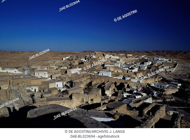 View of the Berber village of Tamezret, Gabes Governorate, Tunisia