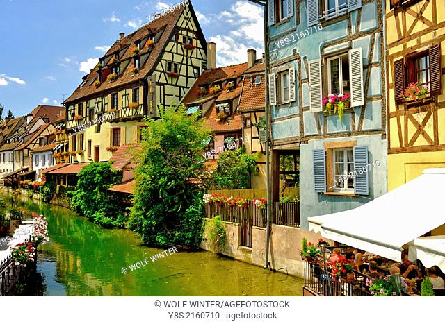 Half-timbered Houses at Little Venice, Colmar, France