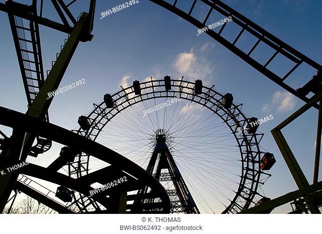Giant Ferry Wheel, Riesenrad, Prater Vienna, Austria, Vienna, 2. district, Vienna - Prater