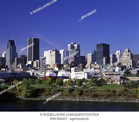 Downtown Skyline, Montreal, Quebec, Canada