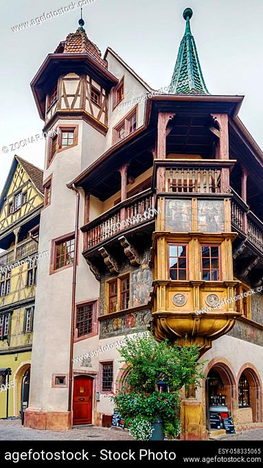 The Pfister house is a historical monument located in Colmar, in the French department of Haut-Rhin