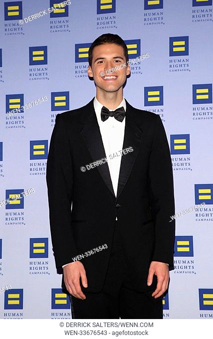 17th Annual HRC Greater New York Gala, held at the New York Marriott Marquis in New York City. Featuring: Raymond Braun Where: New York City, New York