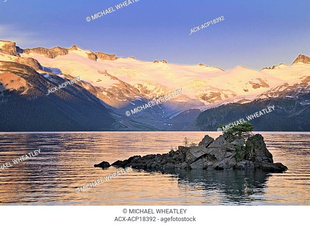 Dusk at Garibaldi Lake, Garibaldi Provincial Park, British Columbia, Canada