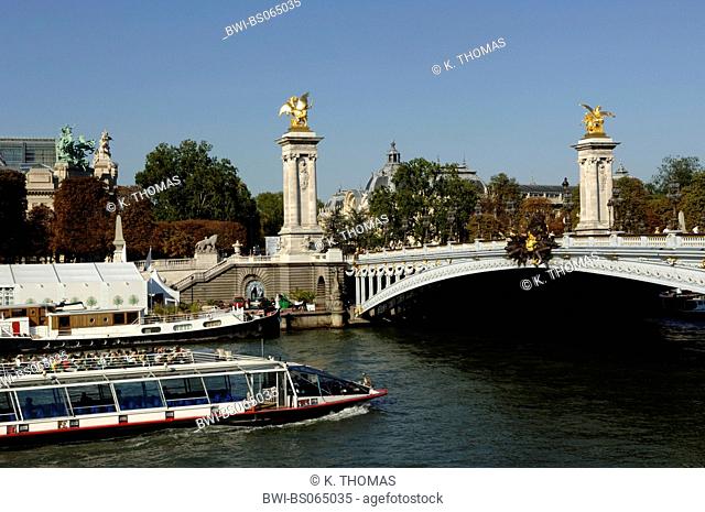 Paris, Pont Alexandre III, France, Paris