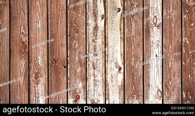 Brown wooden background. Old wood planks texture
