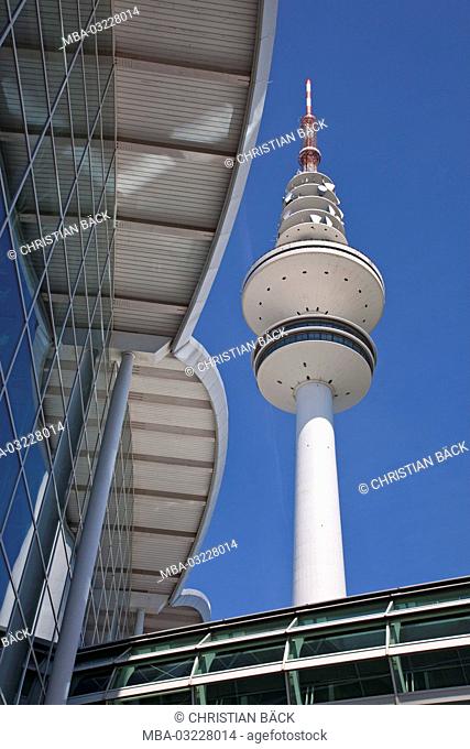 Television tower, Hanseatic town Hamburg, North Germany, Germany, Europe