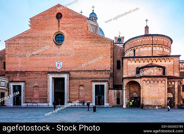 Padua Cathedral is a Roman Catholic minor basilica and the cathedral located on the east end of Piazza Duomo, adjacent to the Bishop's palace, in Padua