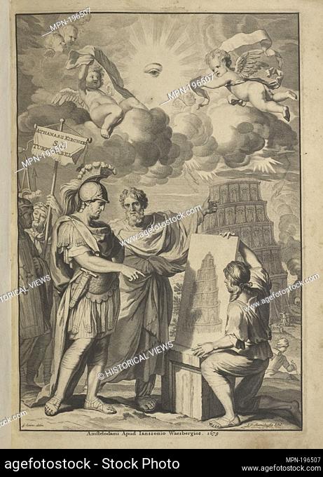 Atanasii Kircheri S.J. Turris Babel. [Frontispiece]. Kircher, Athanasius (1602-1680) (Author) Janssonius van Waesberge, Johannes (fl