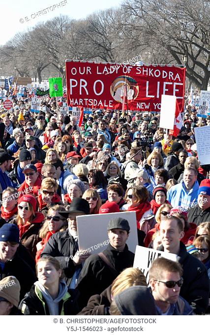 Pro-Life supporters march en masse