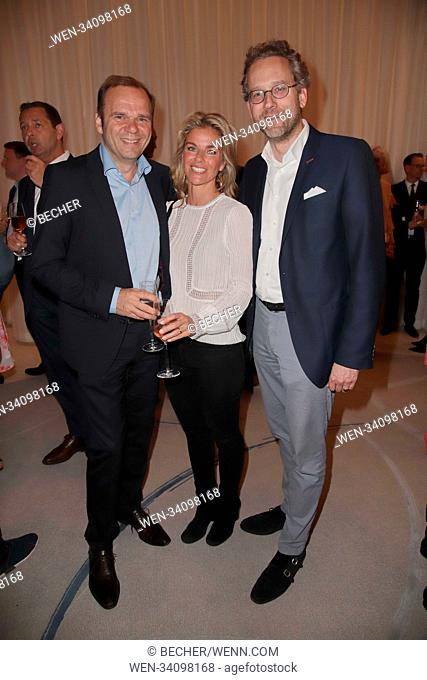 Media Entertainment Night 2018 at hotel The Fontenay in Hamburg Featuring: Bernd Hoffmann, Sandra Henke und Pascal Funke Where: Hamburg