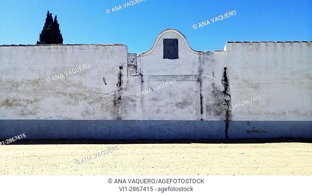 Ancient entrance to the cemetery, Miajadas Extremadura