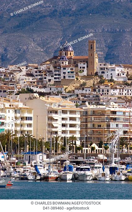 Spain. Alicante Province. Altea port harbour