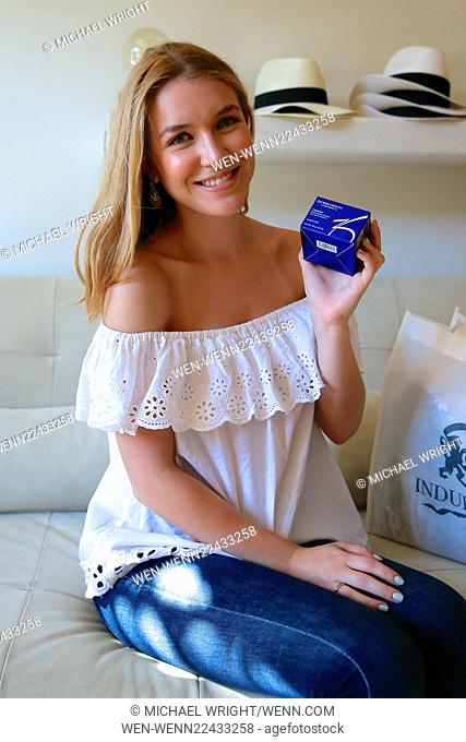 Nathalia Ramos visits private gifting suite Indulge House Featuring: Nathalia Ramos Where: Los Angeles, California, United States When: 28 Apr 2015 Credit:...